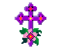 (image for) xst Easy small Easter cross and flower